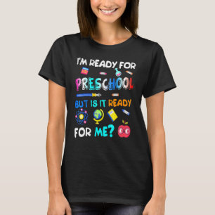 Camiseta Pré-Escolas De Volta À Escola Pré K 1rua Dia Da Es