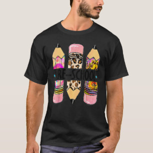 Camiseta Pré-Escolas legal De Volta À Caneta Cola De Colo L