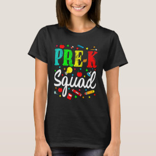Camiseta Pré-Escolas Pré-Escolas de Professores do Quadrado