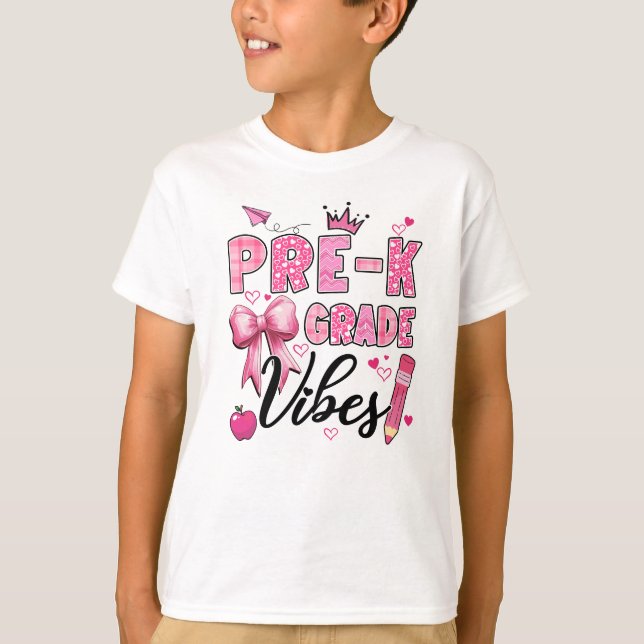 Camiseta Pré-Escolas Volta Para A Escola Professora Gi (Frente)