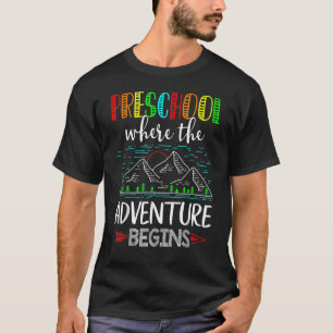 Camiseta Pré K Adventure inicia equipe de professores Pré K