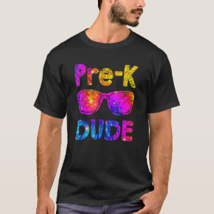 Camiseta Pré-K Cara Colar De Volta Para A Pré-Escola Primei