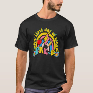 Camiseta Pré-K Cotovelo Curto Retrocedendo À Rua De Profess