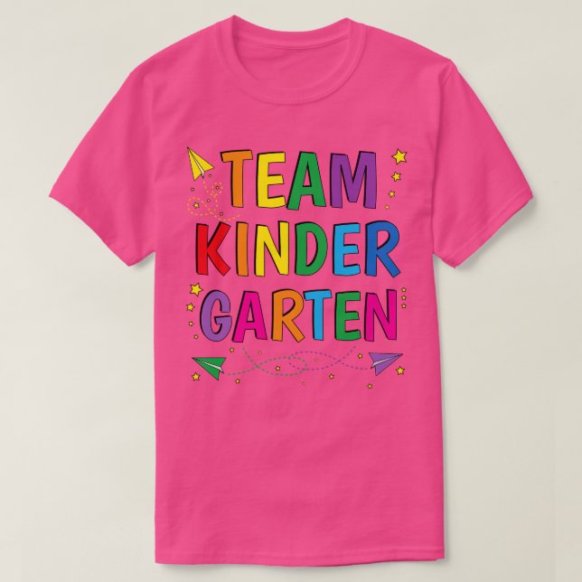 Camiseta Pré-K de Professores do Jardim de Infância da Equi (Frente do Design)