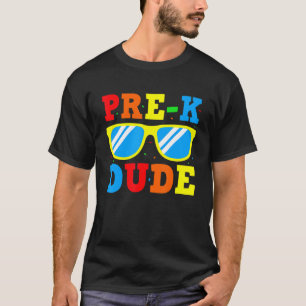 Camiseta Pré K Dude Jardim de Infância Meninas Crianças