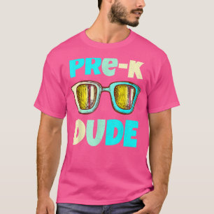 Camiseta Pré-K Dude Óculos De Sol Infantil Professor Primei