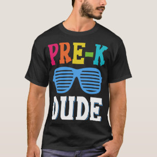 Camiseta Pré-K Dude Professores De Pré-Escolas E Estudantes