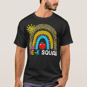 Camiseta Pré-K Esquadrão Pré-Escolar Professor Engraçado Ar