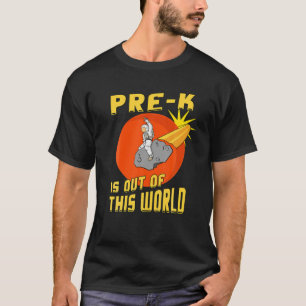 Camiseta Pré-K Está Fora Deste Astronauta Mundial