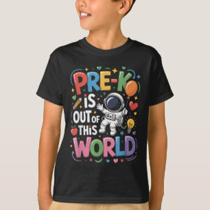 Camiseta Pré-k Está Fora Deste Professor De Planetas Espaci
