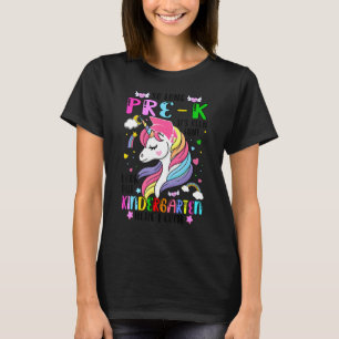 Camiseta Pré-K Graduação Magical Unicorn Jardim de Infância