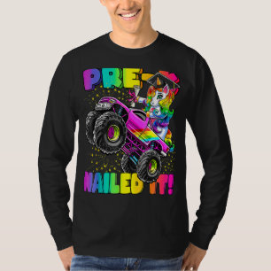 Camiseta Pre K Nails Unicorn Monster Truck Graduação C