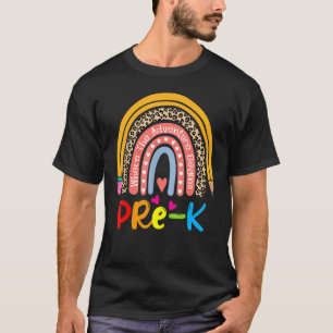 Camiseta Pré K Onde A Aventura Começa O Professor De Volta 