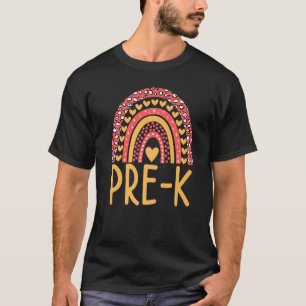 Camiseta Pré K Pré-Jardim Infantil Meninas de Volta Para
