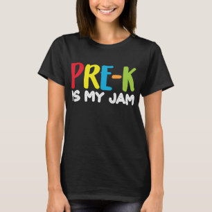 Camiseta Pré-K Professora Costume A Minha Criança