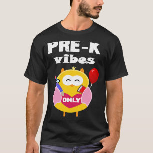 Camiseta Pré-K Só Viba Professores De Jardim De Infância De