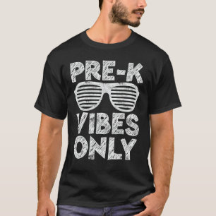 Camiseta Pré-K Vibes Apenas Volta À Escola