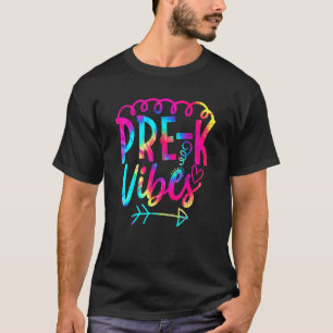 Camiseta Pré-K Vibes De Volta Para Crianças De Escola