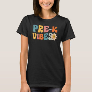 Camiseta Pré-K Vibes Equipe Pré-Jardim de Infância - 1rua D