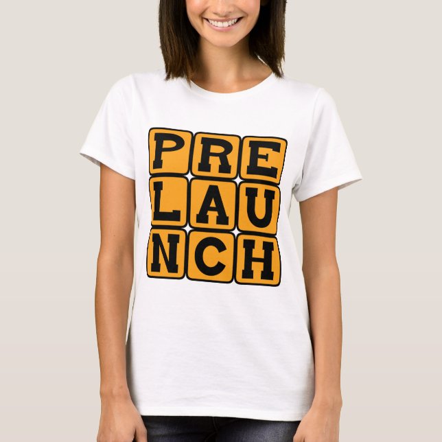 Camiseta Pré-lançamento, Fase de Gestação (Frente)