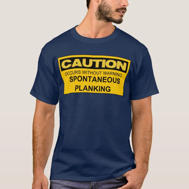 CAMISETA PRECAUÇÃO DE PLANTAÇÃO ESPONTÂNEA (Frente)