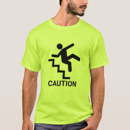 Camiseta Precaução desajeitada