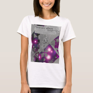 Camiseta Preciosa Luz Violeta Gema