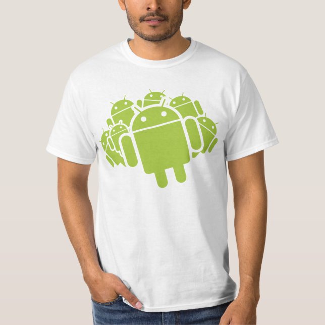 Camiseta Precipitação do Android (Frente)