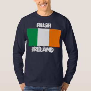 Camiseta Precipitação, Ireland com bandeira irlandesa