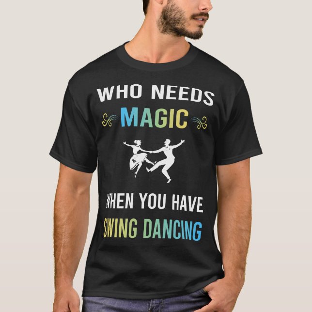 Camiseta Precisa Dança de Swing Mágico Dança (Frente)
