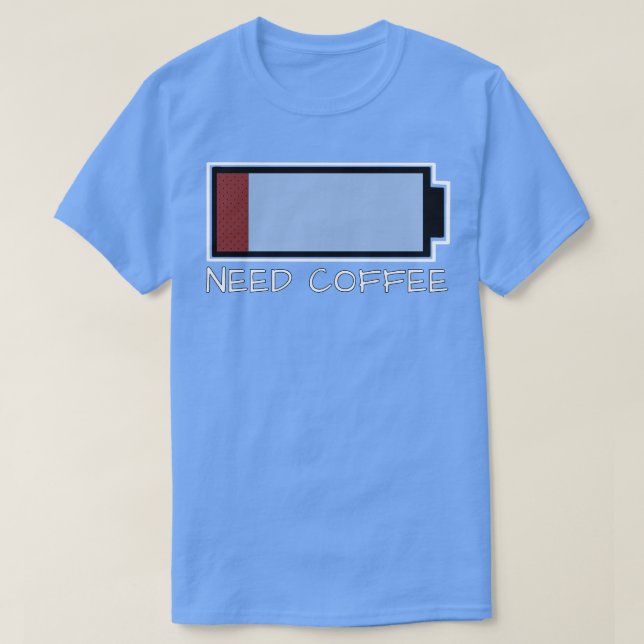 Camiseta Precisa de café (Frente do Design)