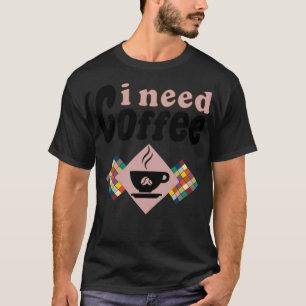 Camiseta precisa de café, cappuccino, escalada