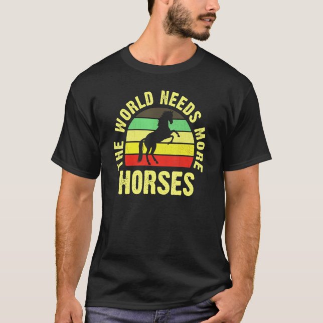 Camiseta Precisa de cavalos (Frente)