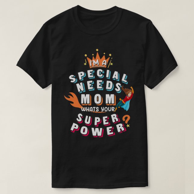 Camiseta Precisa de Mãe, Qual é o seu Presente de Super Pot (Frente do Design)