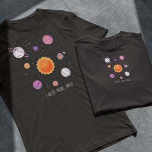 Camiseta Precisa de Mais Cotação de Espaço