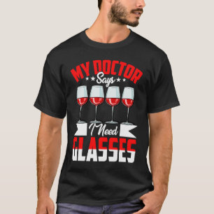 Camiseta Precisa de óculos Médico Estudantes da Faculdade d