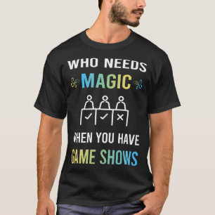 Camiseta Precisa de Programas de TV de Magia