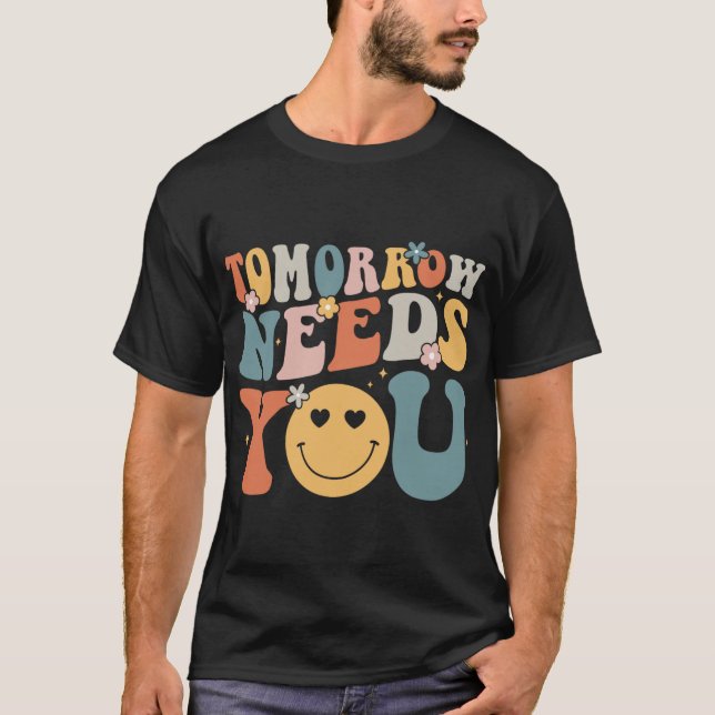 Camiseta Precisa De Sensibilização Para A Saúde Mental Groo (Frente)
