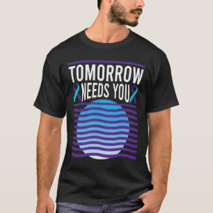 Camiseta Precisa De Sensibilização Suicida Saúde Mental