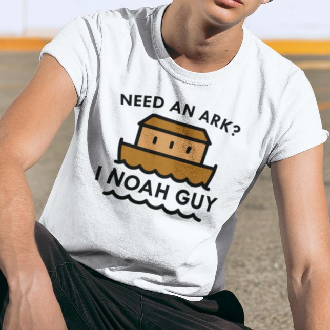 Camiseta Precisa De Uma Arca? Eu sou Noah Cara. (Criador carregado)