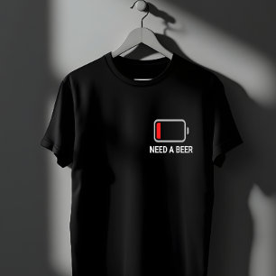 Camiseta Precisa de uma cerveja