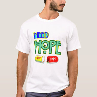 Camiseta Precisa Esperança Não Droga, Tipografia Motivacion
