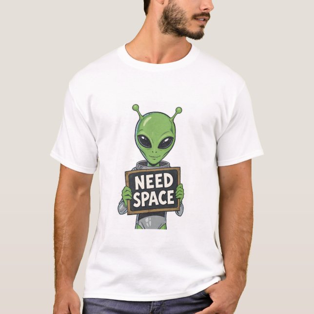 CAMISETA PRECISAMOS DE ESPAÇO (Frente)