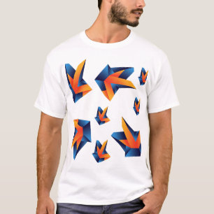 Camiseta Precisão Geométrica: Abstração Negrito