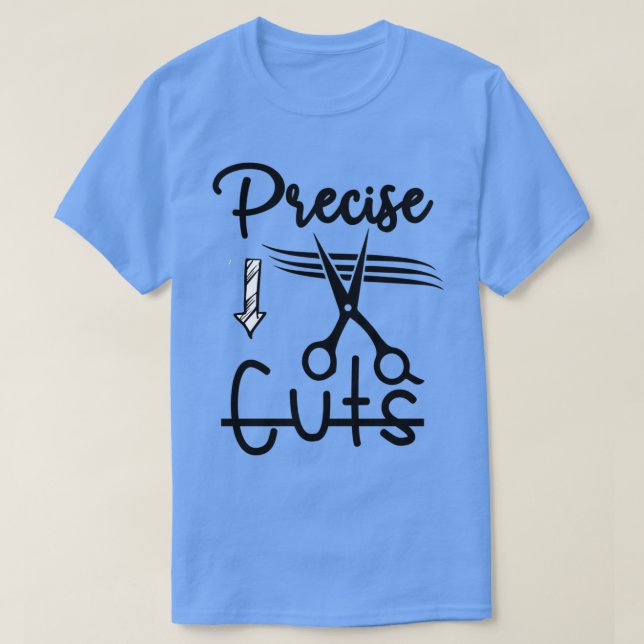 Camiseta Precise Cuts (Frente do Design)