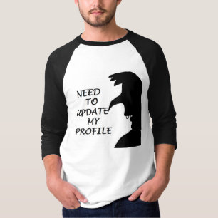CAMISETA PRECISO ATUALIZAR O MEU PERFIL
