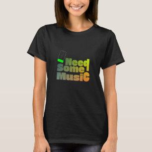 Camiseta Preciso de alguma música