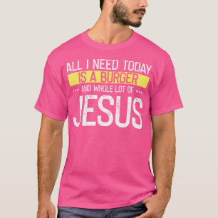 Camiseta Preciso De Burger E De Muitos Jesus Cristo, Chris