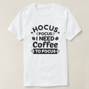 Camiseta Preciso De Café Para Me Concentrar