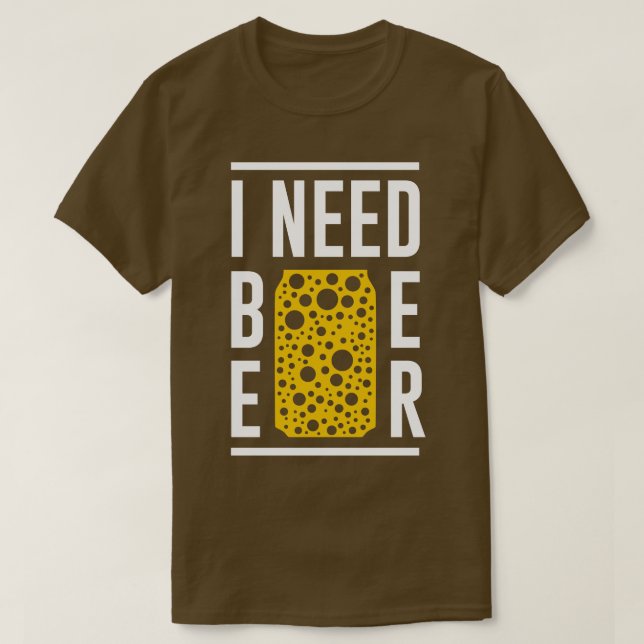 Camiseta Preciso De Cerveja (Frente do Design)